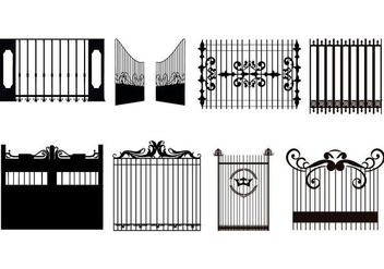 Free Decorative Gate Vector - vector #410131 gratis